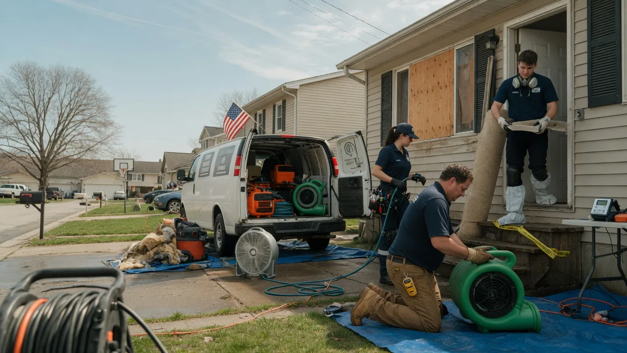 Water Damage Restoration in Dupo, IL near me
